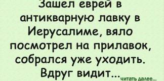 Зашел еврей в антикварную лавку