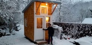 13-летний подросток построил на заднем дворе свой собственный мини-дом, заглянув в который, вы будете в восторге