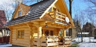 Площадь этого маленького теремка всего лишь 27 квадратных метров! Но как в нем просторно и круто!