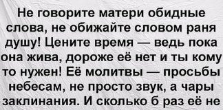 Не кричи на мать, она ни в чем не виновата! И отдала тебе лучшее из того, что у нее было!..