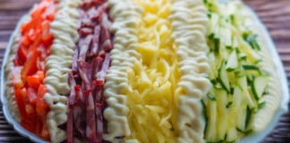 Салат «Елисейские поля». Очень вкусный