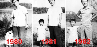 Отец 40 лет фотографировался с дочерью в одном месте. Смотря на эти фотоснимки, понимаешь, насколько быстро проходит наша жизнь