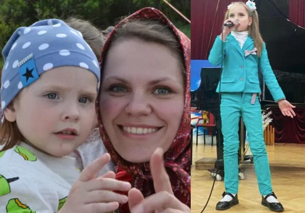 на фото первая жена и дочка Ярослава