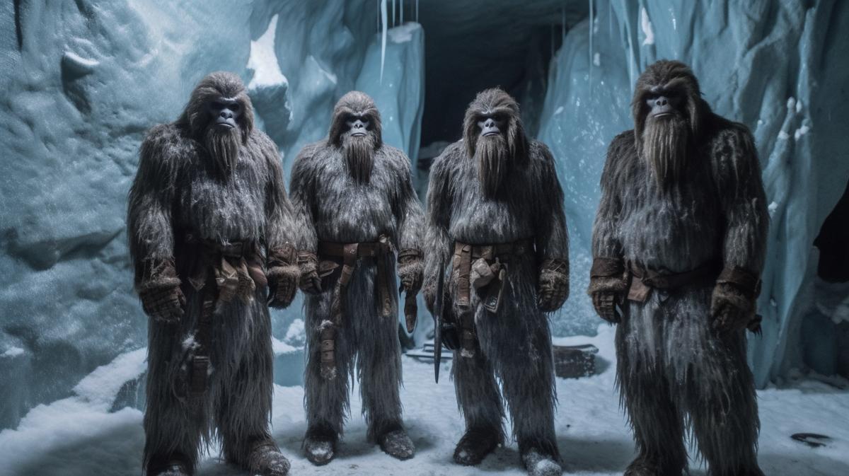 В сибирских просторах среди исследовательских групп распространился шепот: некто нашли семью снежных людей, казалось бы, застывших во времени.