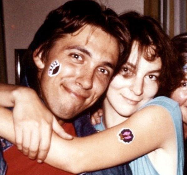 С женой Анастасией.