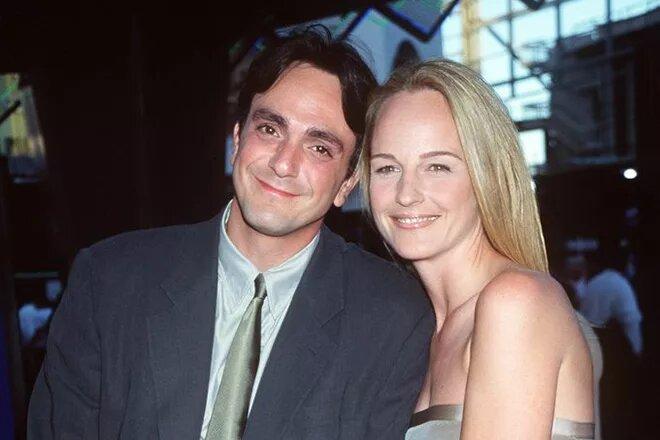 Хелен Хант с первым мужем Хэнком Азария