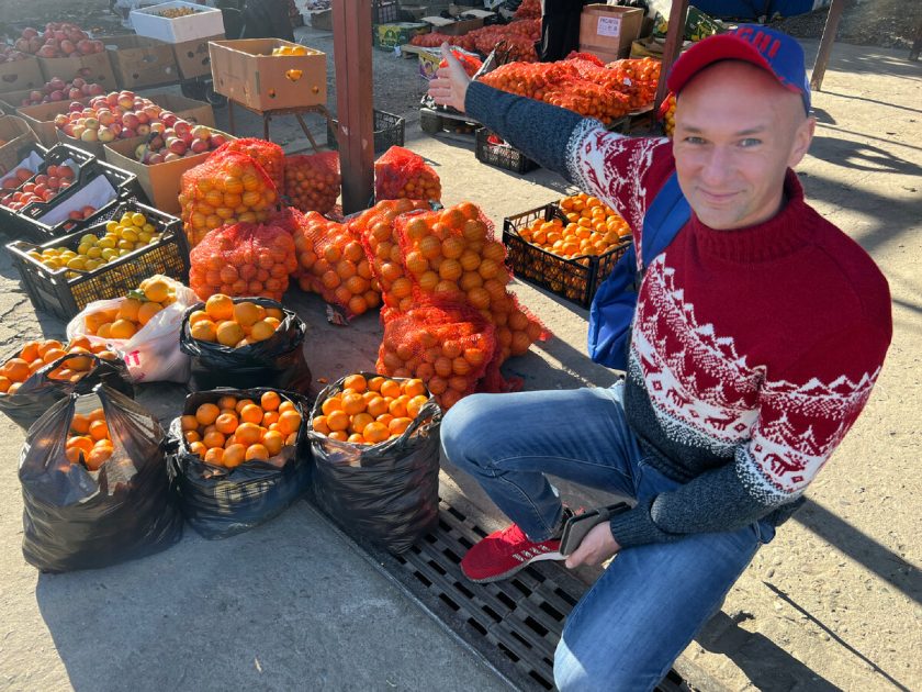 Съездили за мандаринами на границу Россия - Абхазия