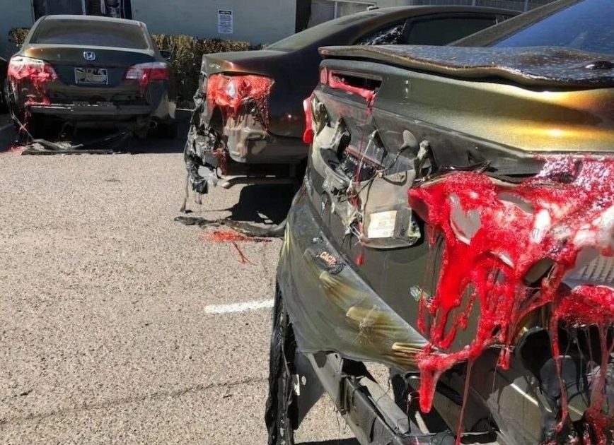 70 градусов, и машины таят до остова – лето в Кувейте