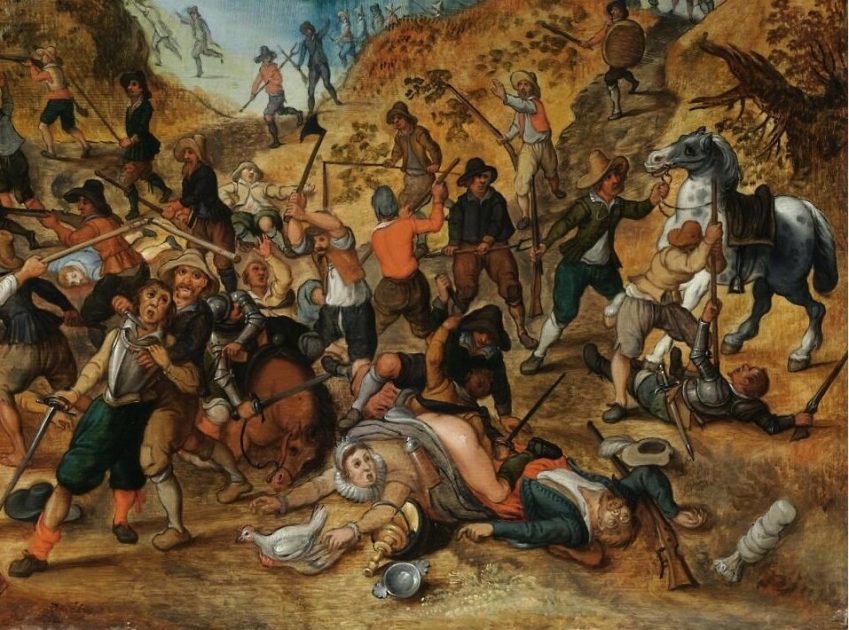 Что делали практически все армии после, а иногда даже во время сражения в Тридцатилетнюю войну