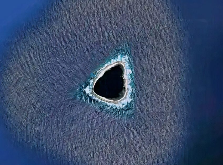 Откуда в Тихом океане появился остров-дыра?