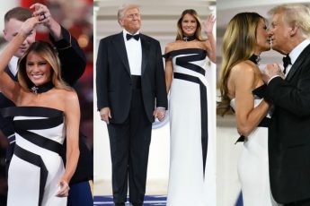 Первая леди Мелания Трамп излучает элегантность на балу и надевает очередной невероятный аксессуар