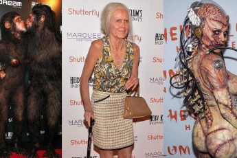 Костюм червя не самый безумный, что смогла придумать Хайди Клум