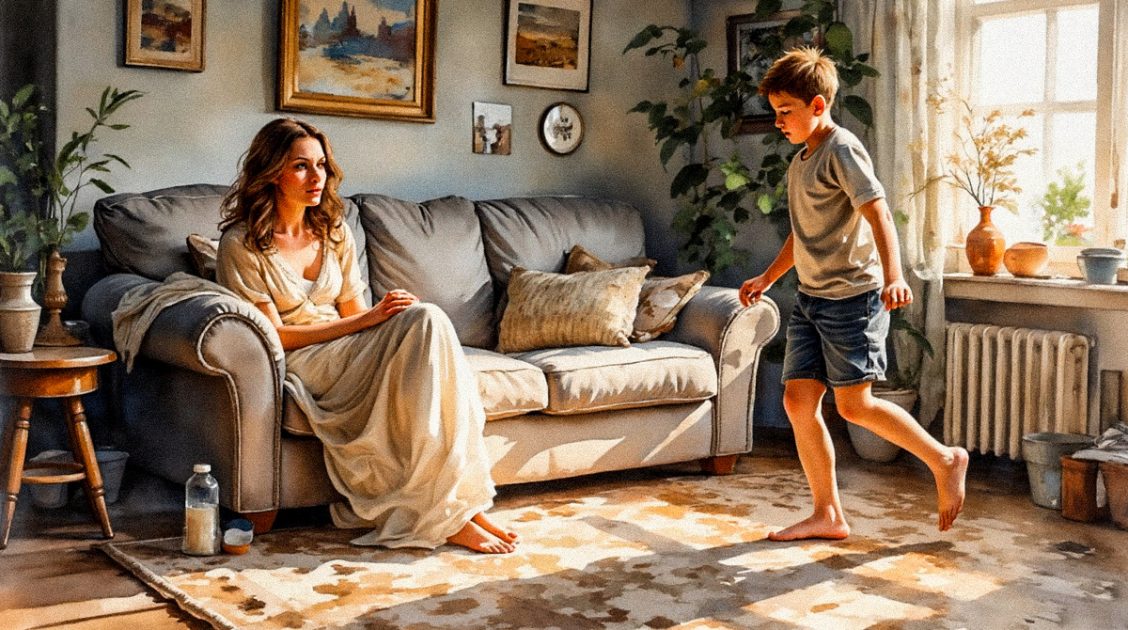 - Может хватит названивать по вечерам и узнавать о сыночке? Идите к нему на работу и узнавайте, что он там делает