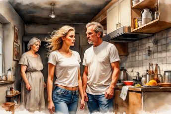 — Эти продукты были куплены на деньги, заработанные мной и моим мужем для меня, для него и для нашей дочери