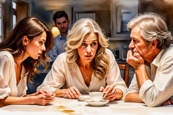 — О чём? О том, как ты тайком снимаешь наши общие деньги? Или о том, что твоя сестра в двадцать пять лет не может найти работу, потому что