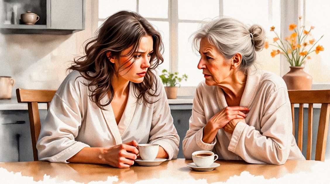 — Так, я решила, что буду жить с вами! — заявила Ирина Олеговна, комкая в руке носовой платок, появившийся словно из ниоткуда.