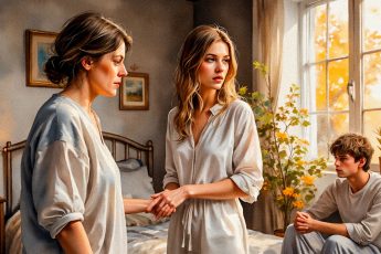 — У тебя есть час, чтобы приехать и забрать свою мать. Иначе уйду я. Навсегда