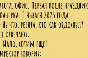 Праздники закончились! Подборка анекдотов про первую полноценную рабочую неделю января